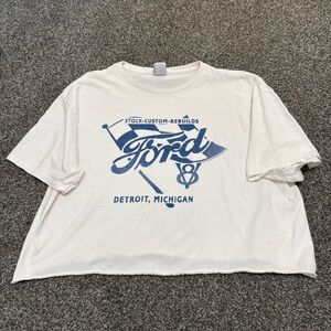 Junk Food White Ford Graphic T-Shirt